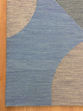 Load image into Gallery viewer, Handmade Wool Modern L. Blue/ Beige 5' x 8' lt1457 Area Rug