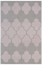 Load image into Gallery viewer, Handmade Wool Modern Ivory/ Green 5' x 8' lt1460 Area Rug