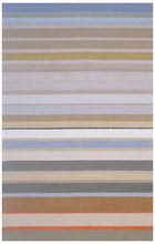 Load image into Gallery viewer, Handmade Wool Modern Ivory/ Rust 5' x 8' lt1462 Area Rug