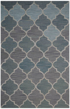 Load image into Gallery viewer, Handmade Wool Modern Blue/ Gray 5' x 8' lt1501 Area Rug