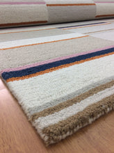 Load image into Gallery viewer, Handmade Wool Modern Beige/ Ivory 5' x 8' lt1506 Area Rug
