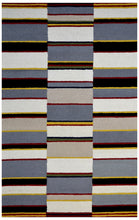 Load image into Gallery viewer, Handmade Wool Modern Ivory/ Gray 5' x 8' lt1508 Area Rug