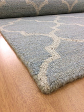 Load image into Gallery viewer, Handmade Wool Modern Gray/ Beige 5' x 8' lt1511 Area Rug