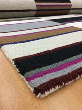 Load image into Gallery viewer, Handmade Wool Modern Ivory/ Brown 5' x 8' lt1514 Area Rug