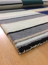 Load image into Gallery viewer, Handmade Wool Modern Ivory/ Gray 5' x 8' lt1518 Area Rug