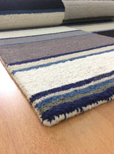 Load image into Gallery viewer, Handmade Wool Modern Gray/ Ivory 5' x 8' lt1522 Area Rug