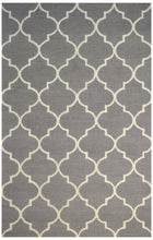 Load image into Gallery viewer, Handmade Wool Modern Gray/ Ivory 5' x 8' lt1525 Area Rug