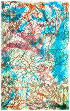 Load image into Gallery viewer, Handmade Wool Modern Ivory/ Blue 5' x 8' lt1533 Area Rug