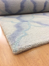 Load image into Gallery viewer, Handmade Wool Modern Ivory/ Blue 5' x 8' lt1540 Area Rug