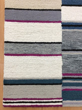Load image into Gallery viewer, Handmade Wool Modern Ivory/ Gray 5' x 8' lt1541 Area Rug