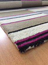 Load image into Gallery viewer, Handmade Wool Modern Brown/ Ivory 5' x 8' lt1545 Area Rug