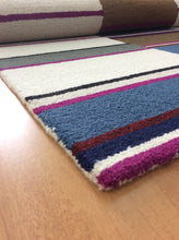 Load image into Gallery viewer, Handmade Wool Modern Ivory/ Brown 5' x 8' lt1547 Area Rug