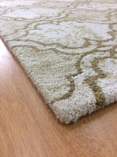 Load image into Gallery viewer, Handmade Wool Modern Ivory/ Brown 5' x 8' lt1556 Area Rug