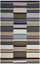 Load image into Gallery viewer, Handmade Wool Modern Ivory/ Gray 5' x 8' lt1561 Area Rug