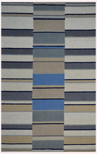 Load image into Gallery viewer, Handmade Wool Modern Ivory/ Gray 5' x 8' lt1575 Area Rug