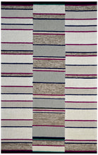 Load image into Gallery viewer, Handmade Wool Modern Ivroy/ Gray 5' x 8' lt1578 Area Rug
