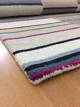 Load image into Gallery viewer, Handmade Wool Modern Ivory/ Silver 5' x 8' lt1583 Area Rug