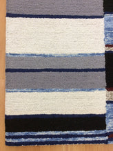 Load image into Gallery viewer, Handmade Wool Modern Ivory/ Gray 5' x 8' lt1585 Area Rug