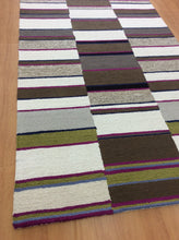 Load image into Gallery viewer, Handmade Wool Modern Ivory/ Brown 5' x 8' lt1588 Area Rug