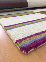 Load image into Gallery viewer, Handmade Wool Modern Ivory/ Brown 5' x 8' lt1588 Area Rug