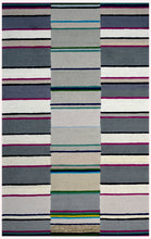 Load image into Gallery viewer, Handmade Wool Modern Ivroy/ Silver 5' x 8' lt1590 Area Rug