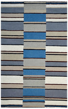Load image into Gallery viewer, Handmade Wool Modern Ivroy/ Gray 5' x 8' lt1591 Area Rug