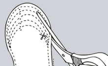 Load image into Gallery viewer, Deluxe Comfort Pu Gel Insole with Sweat Vents - Perforated - Easy to use - Great for Foot Pain - Insoles