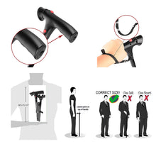 Load image into Gallery viewer, Deluxe Comfort Multi Function Cane and Walking Stick with Led Flashlight - Lightweight Collapsible Aluminum - Flashing Red Alert Lights &amp; Emergency Siren - Safety Aid - Cane, Black