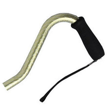 Load image into Gallery viewer, Offset Adjustable Aluminum Cane Foam Grip Handle - Green