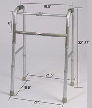 Load image into Gallery viewer, Standard Folding Walker Single Button