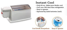 Load image into Gallery viewer, Chill-Can Automatic 60 Second Beverage Chiller In White - Chill Wizard - Cooler - Rapid Wine Chiller - Chizzler - Can Cooler Is Most Literally The Coolest Thing Around