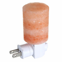 Load image into Gallery viewer, Amir Salt Lamp, Natural Himalayan Crystal Salt Light, Mini Hand Carved Night Light With Ul-Approved Wall Plug For Air Purifying, Lighting And Decoration