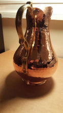Load image into Gallery viewer, Heavy Gauge 100% Pure Copper, No-Nickel Lining, Hammered Finish - Solid Copper Water Pitcher, Keep Drinks Frosty Cold, 70-ounce capacity, Copper Water Jug, Perfect for Moscow Mules, Recipe Booklet