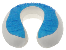 Load image into Gallery viewer, Deluxe Comfort Cool Gel Memory Foam UFO Travel Pillow - Cooling Gel Fiber  - Therapeutic Memory Foam - Travel Neck Tension And Stress Relief - Travel Pillow