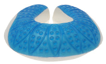Load image into Gallery viewer, Deluxe Comfort Cool Gel Memory Foam UFO Travel Pillow - Cooling Gel Fiber  - Therapeutic Memory Foam - Travel Neck Tension And Stress Relief - Travel Pillow