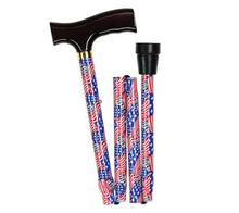 Load image into Gallery viewer, Designer Folding Adjustable Cane