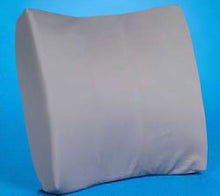 Load image into Gallery viewer, Softeze Memory Foam Lumbar Cushion wGrey Polycotton Cover - L 13" x H 5" x W 13"