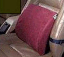 Load image into Gallery viewer, Standard Lumbar Cushion wBlack Polycotton Zippered Cover &amp; Strap - L 15" x H .50" x W 13"