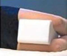 Load image into Gallery viewer, Memory Foam In Between The Knee Pillow wWhite Polycotton Cover - L 12" x H 5" x W 8.5"