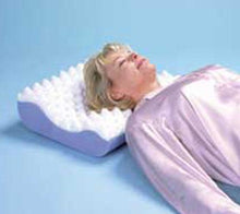Load image into Gallery viewer, Contour Pillow With White Polycotton Cover - L 19" x H 5" x W 15"