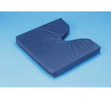 Load image into Gallery viewer, Coccyx Cushion wNavy Rip-Stop Fabric Zippered Cover - L 16" x H 2" x W 18"