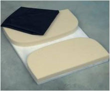 Load image into Gallery viewer, Softeze Relief Cushion wNavy Rip-Stop Zippered Cover - L 16" x H 2" x W 18"