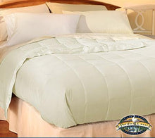 Load image into Gallery viewer, Down Blanket - Blanket Down, Down Blanket, Down Filled Blanket - Cream - Full